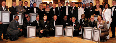 2008 CESA Glenrand MIB Engineering Excellence Awards winners celebrate their success